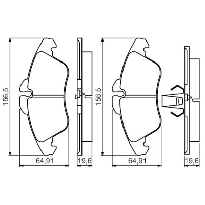 Тормозные колодки Bosch 0 986 495 245 Винница - изображение 7