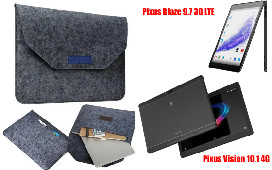 Сумка Wool із войлока для планшета Pixus Blaze 9.7 3G Lte, Vision 10.1 4G Київ