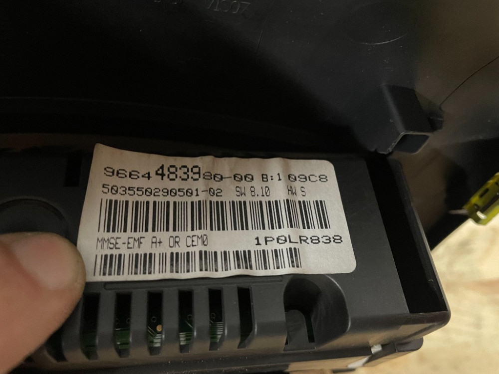 Дисплей Citroen Berlingo 2008-2015 (9664483980) Ковель - фото 2