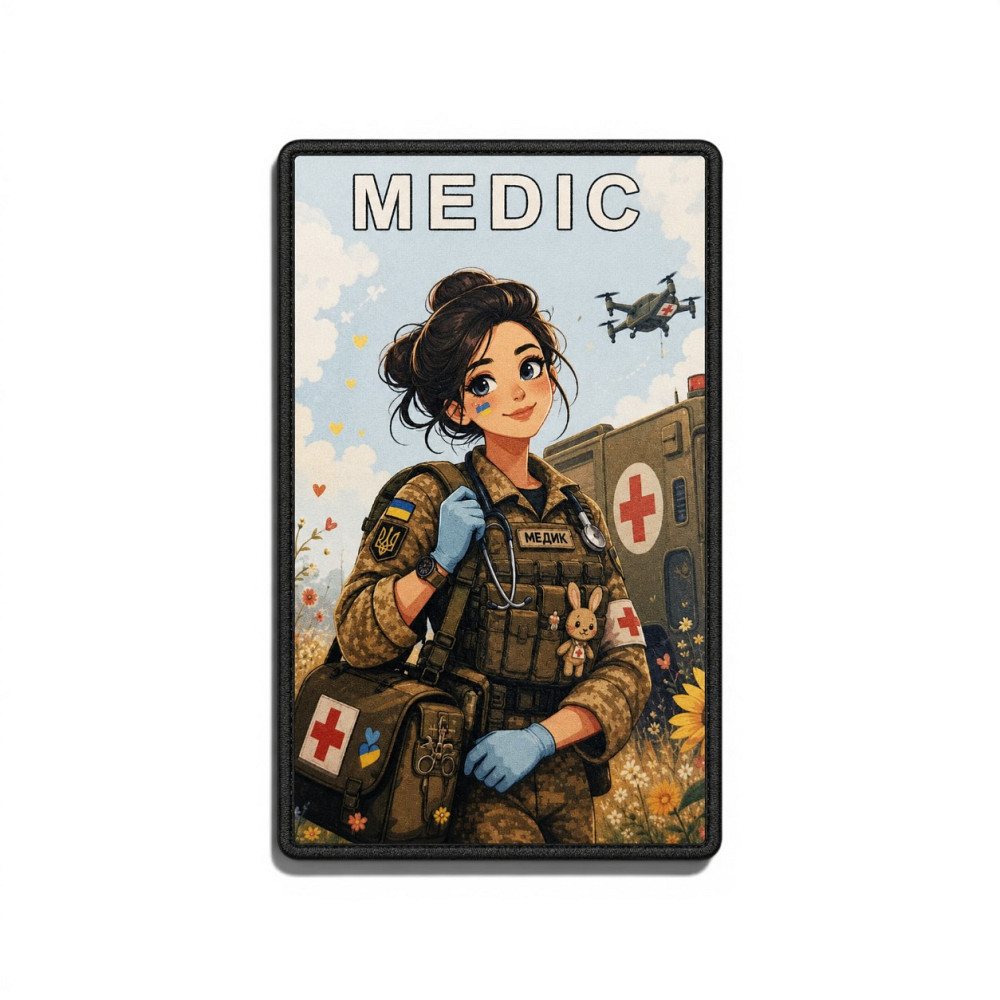 Патч / шеврон Medic красуня Запоріжжя - фото 1