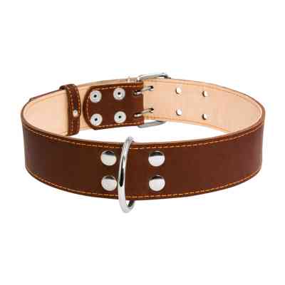 Ошейник для животных Collar двойной 45 мм 56-68 см коричневый (03596) Винница