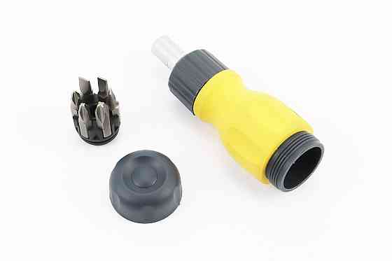 Викрутка магнітна з реверсом 6 в 1 PH1-2-3/SL4-5-6 25мм 40-0517 Київ