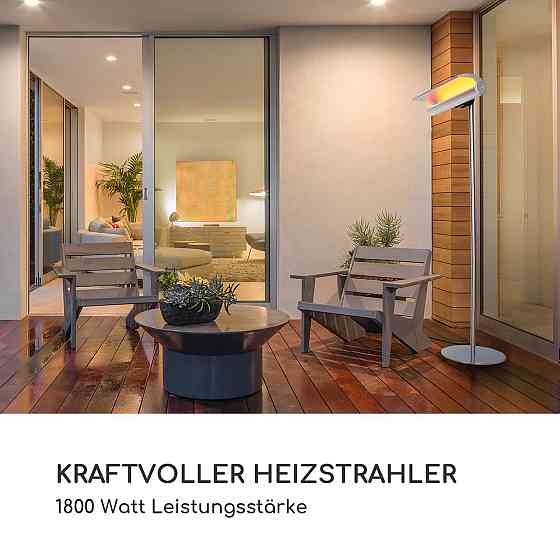 Тепловидатний нагрівач Heat Guard Reflex 1800 Вт IP65 з дистанційним керуванням таймером (Німеччина, Рівне