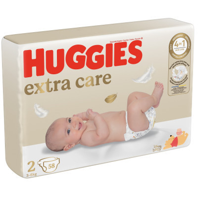 Підгузки Huggies Extra Care 2 (3-6 кг) 58 шт (5029053578071) Вінниця - фото 8