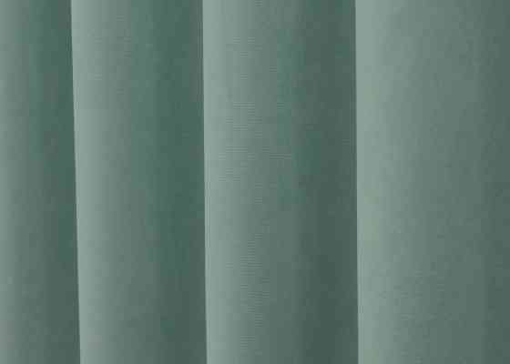 Шторная ткань микровелюр Petek цвет мятный 1508ш Киев