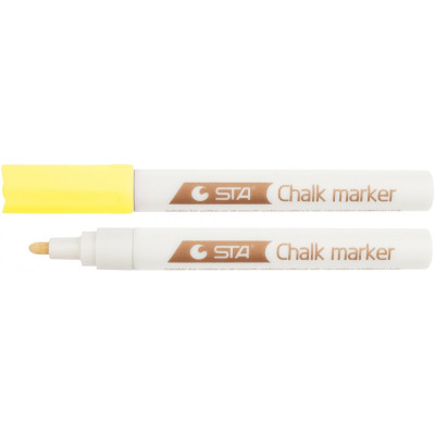 Маркер STA 1010 крейдовий, жовтий (STA1010-F01) Вінниця - фото 1