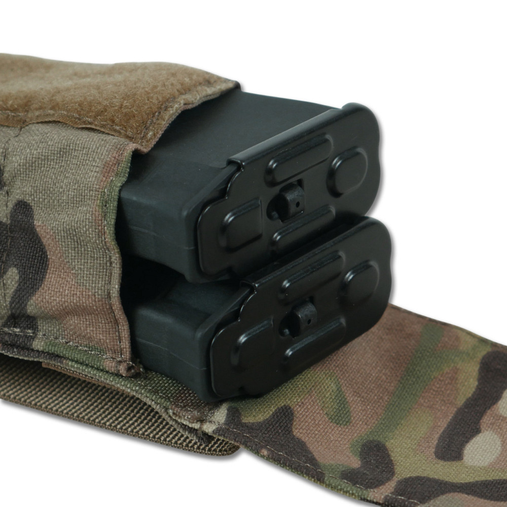 Тактичний підсумок під 2 магазина KIBORG GU Double Mag Pouch Multicam. Підсумок для магазинів мультикам Київ - фото 5