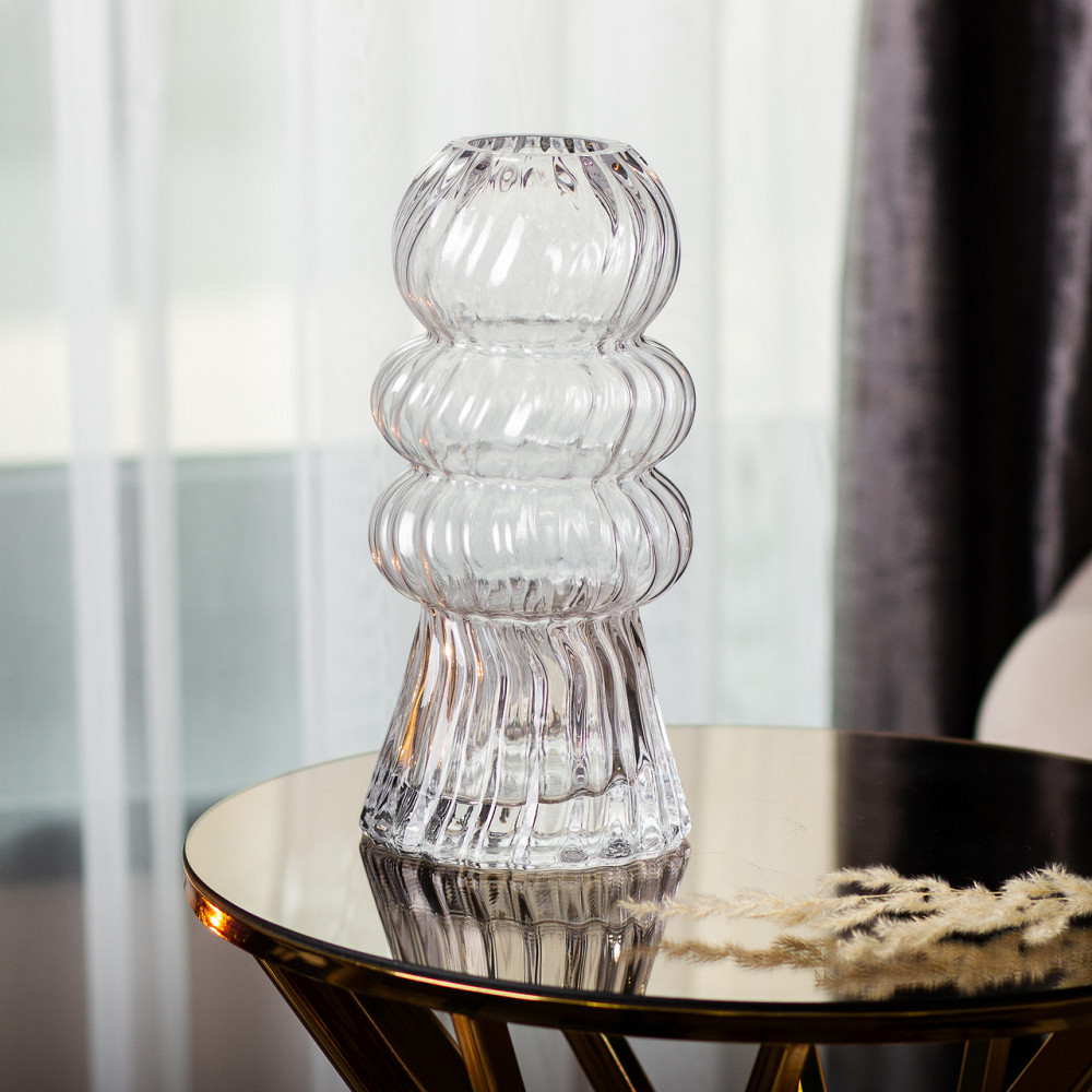 Скляна ваза 24,5 см HP-1727 Київ - фото 3