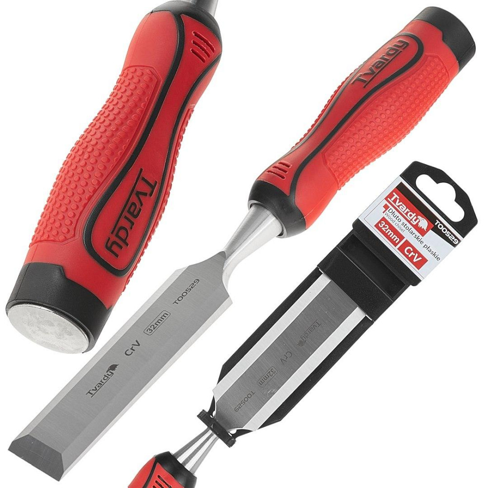 Стамеска "Tvardy" ударна з хромо-ванадієвої сталі CrV 32 мм Київ - фото 1