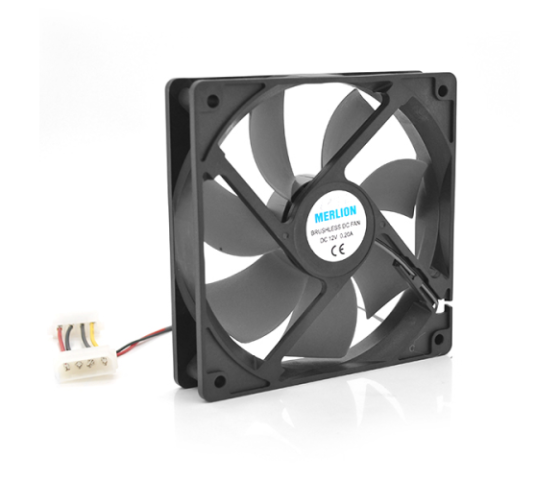 Кулер корпусной Merlion 9025 DC sleeve fan 4pin 92*92*25мм, 1300об/мин Полтава