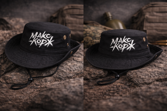 Панама «Макс Корж» з принтом логотипа Чернівці