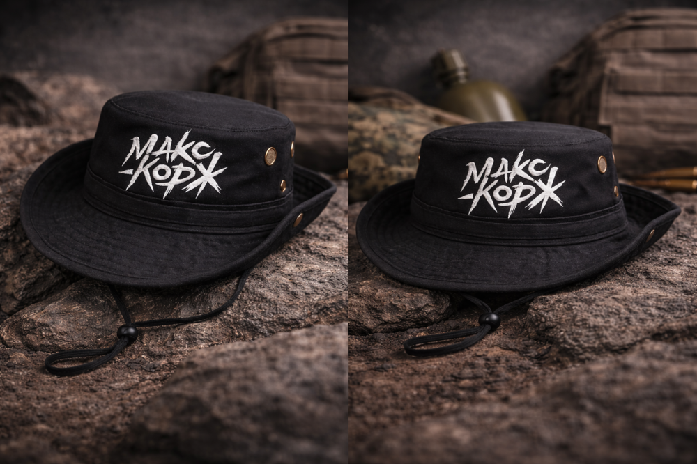 Панама «Макс Корж» з принтом логотипа Чернівці - фото 1