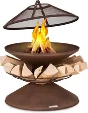 Гриль Blumfeldt Aguilera Misa Paleniskowa Z Grillem Ø 65cm Schowek Na Drewno Stal Киев