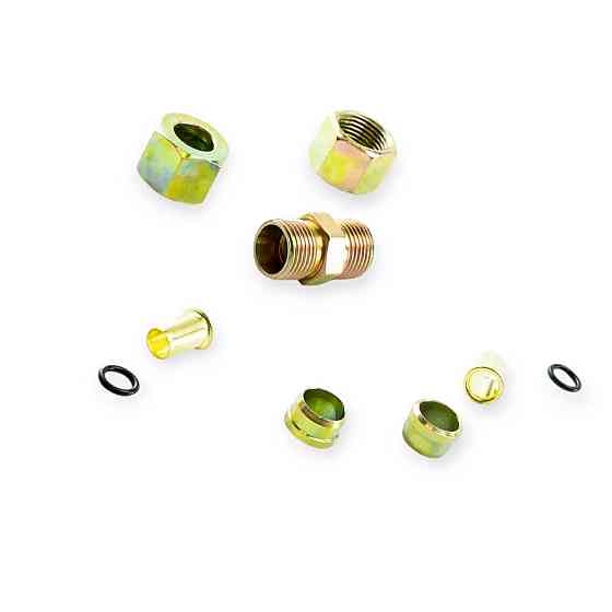 Ремкомплект трубок Камаз (соединитель резьбовой прямой) d=12 тормозных Мукачево