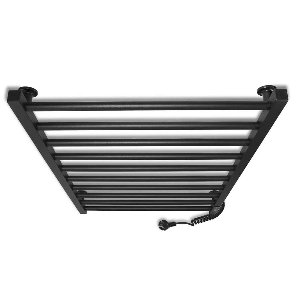 Електрична рушникосушарка Laris Зебра Альфа ЧФЧ10 500Х900 Е чорна, праве підключення Київ - фото 4