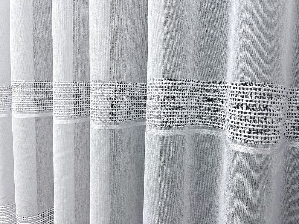 Тюль VR-Textil 2086т Мережка Льон Білий 400х240 см (42-1363) Київ - фото 7