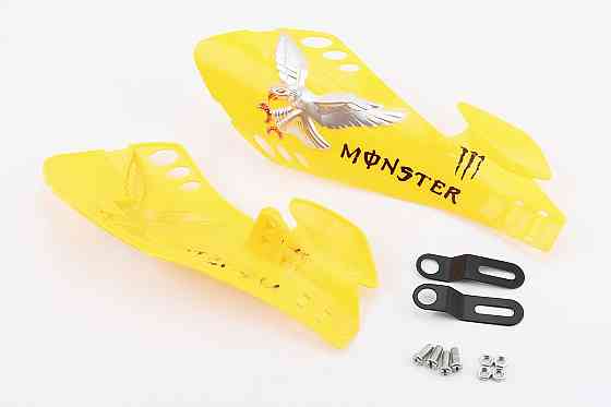 Захист для рук лів., прав. к-кт 2шт "MONSTER ENERGY" ПОМАРАНЧЕВИЙ тип2 Київ