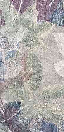 Шпалери вінілові на флізеліні Grandeco Time метрові квіти листя зелені бордові сині Київ