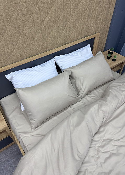 Комплект постельного белья, Decorator SOFTY UNO Fog Полуторный 145х215 Тауп (88-073) Киев - изображение 7