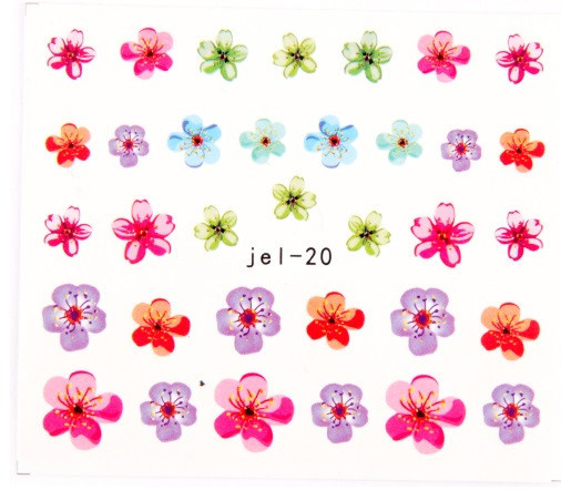 Наклейка на нігті "Квіточки" Київ - фото 1