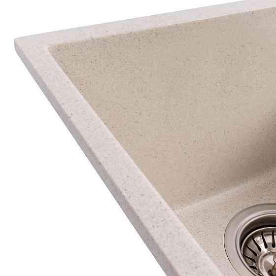 VALESO Кухонна гранітна мийка 3744 ROXY VALESO біла в крапку Коломыя