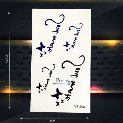 Тимчасове тату 10*6см Київ - фото 1