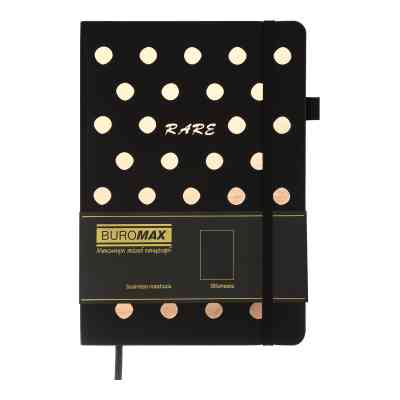 Книга записна Buromax RELAX А5 96 аркушів, чистий (чорн. бум.) золотий (BM.295422-23) Вінниця