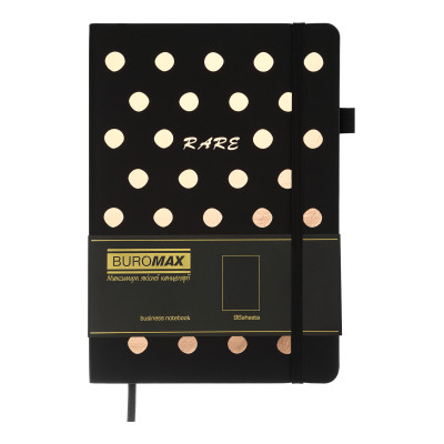Книга записна Buromax RELAX А5 96 аркушів, чистий (чорн. бум.) золотий (BM.295422-23) Вінниця - фото 2