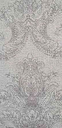 Шпалери вінілові на флізеліні Rasch Golden Hour метрові вензель завитки сірі сріблясті Київ