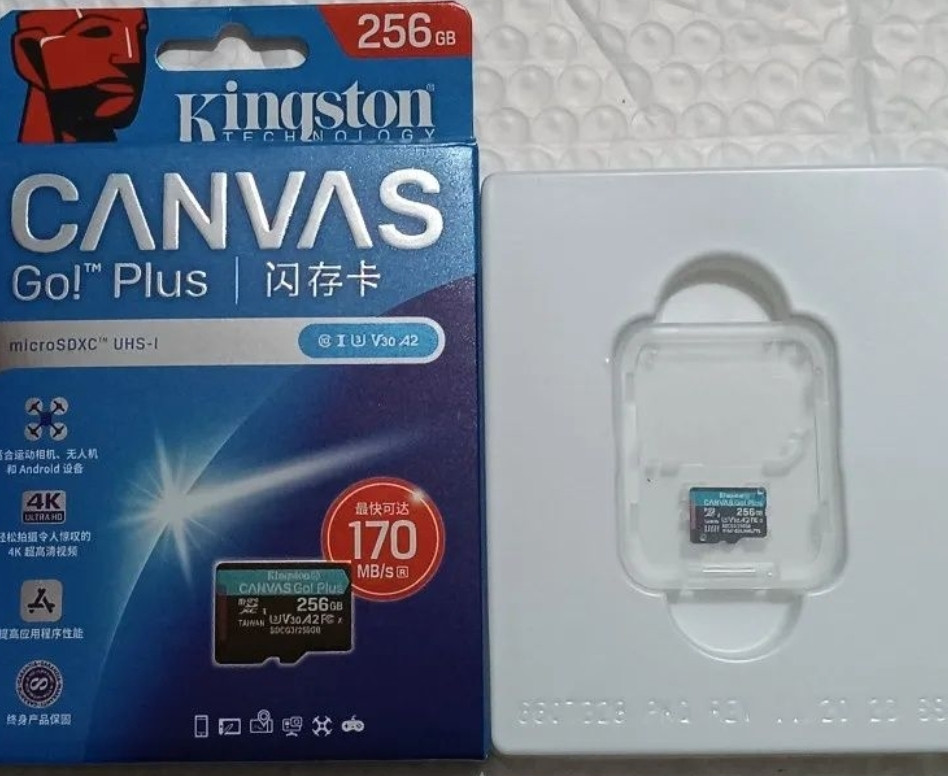 Карта памяти Kingston Canvas Go! Plus microSDXC 256GB UHS-I U3 V30. Киев - изображение 5