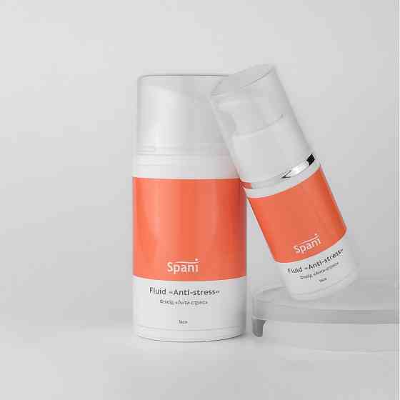Легкий гель для обличчя з ефектом матування та SPF 35 Fluid Anti-stress SPF 35 Spani 50 мл Київ