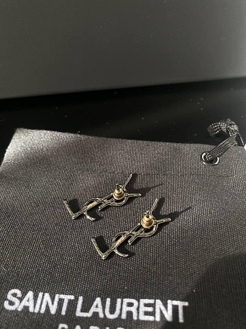 Брендовые серьги Cен Лоран / Saint Laurent Одесса - изображение 3