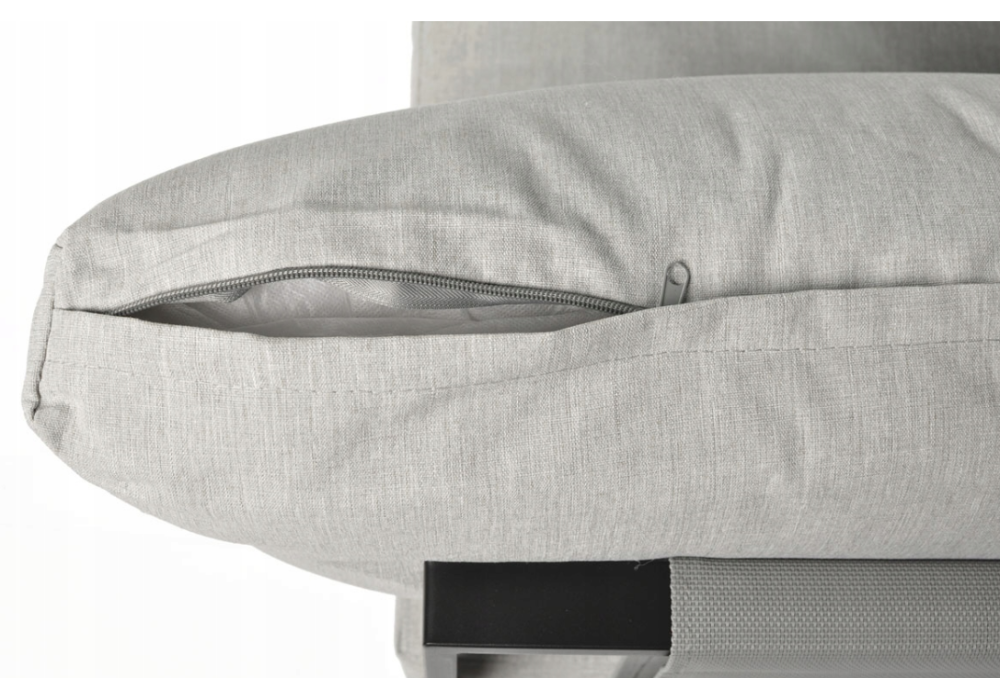 Комплект садових меблів IBIZA eDomator на 4 особи, металевий, з сірими подушками (Польща) Київ - фото 9