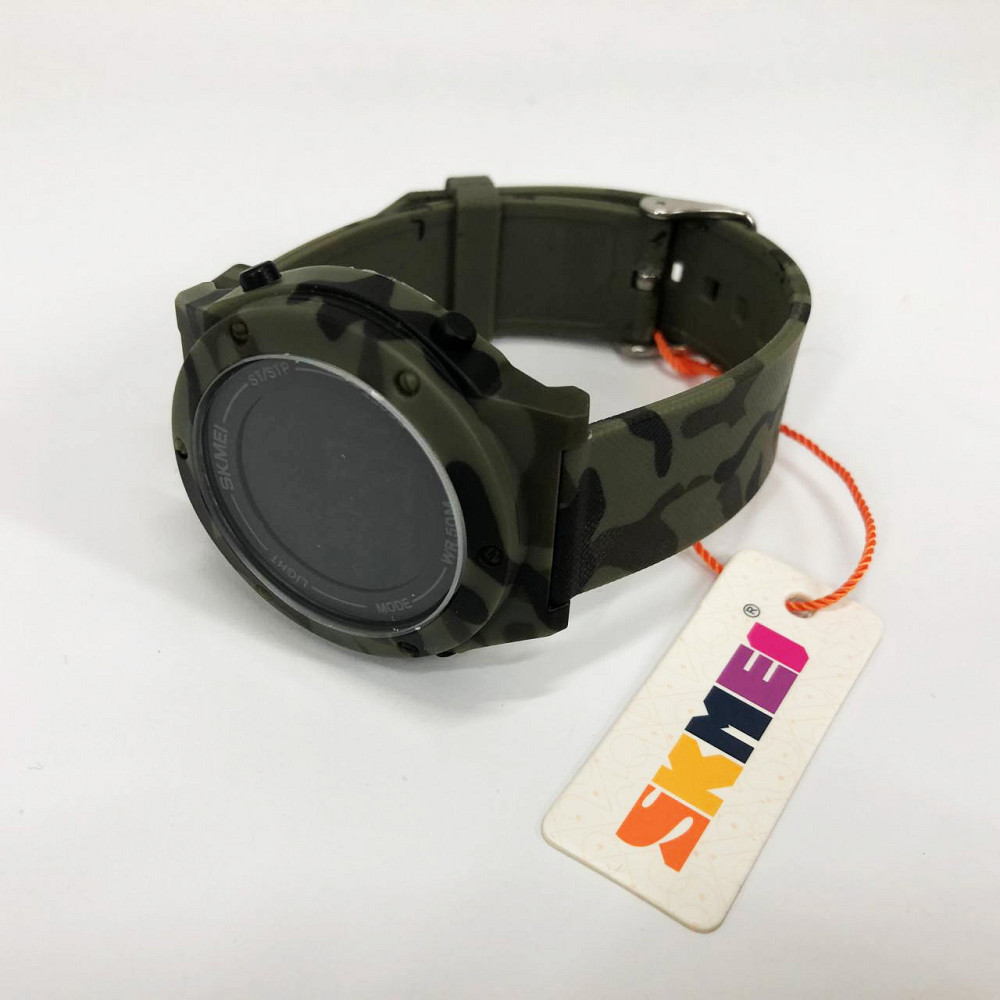 Військовий годинник з батарейкою SKMEI 1772CMGNBK, Годинники спортивні скмей, Армійський DS-710 годинник топ Київ - фото 9