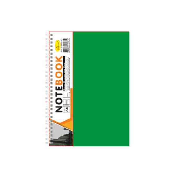 Блокнот А5 Б-БП5-90, 90 листов, 2 раздела Зеленый Винница