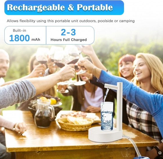 Умная настольная помпа для воды сенсорная с подставкой под стакан Винница - изображение 5