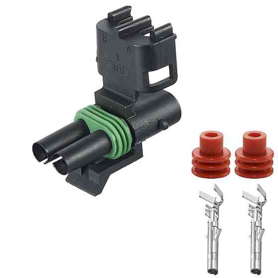 Разъем коннектор 2-кон., 12015792, APTIV (Delphi), Buick, Cadillac, Chevrolet, Daewoo, GMC 40397 Киев