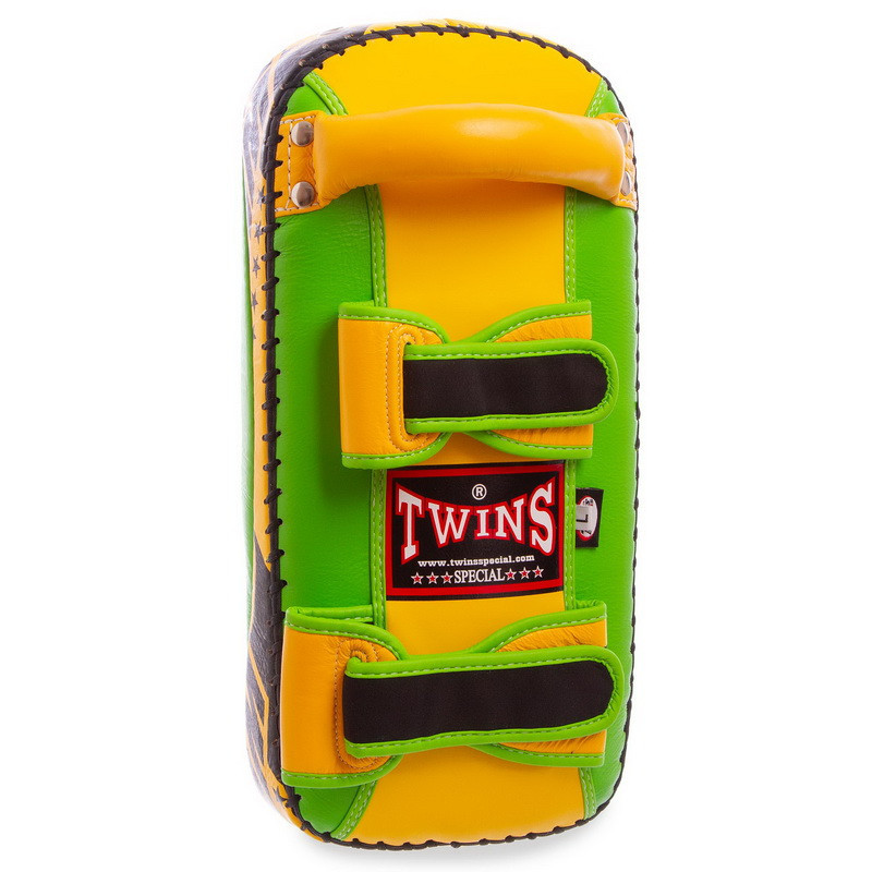 Пады для тайского бокса Тай-пэды TWINS KPL2-L 20x41x6 см зеленый Киев - изображение 2