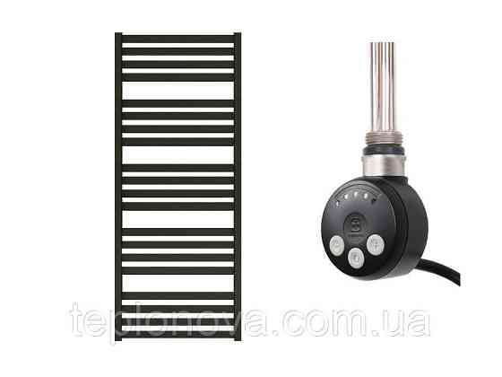 Електрична Рушникосушка Плоска Чорна 1210х500 Terma Marta Чернівці