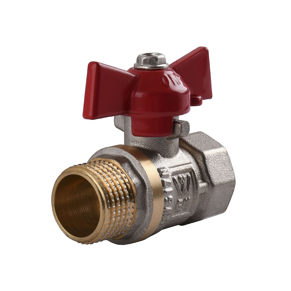 Кран кульовий прямий WATER VALVE    1″  ЗВ КБ NV-V Q002 Тернополь - изображение 1