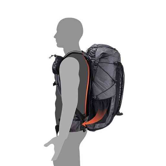 Рюкзак туристический Naturehike Rock NH19BP095, 60+5 л, графит в клетку Киев