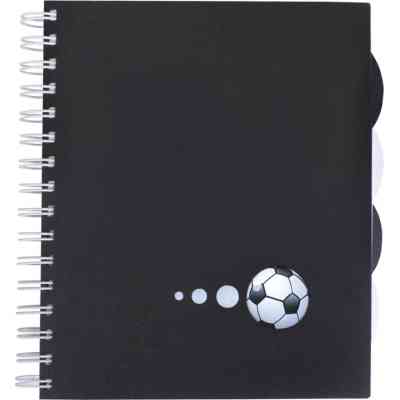 Блокнот Economix В5 Футбол, пластикова обкладинка з вирубкою та паперової вставкою, евроспіраль, 150 аркушів (E20228-01) Вінниця