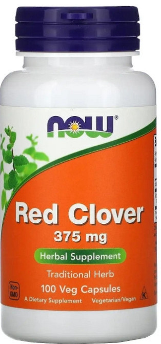 Червона конюшина Now Foods Red Clover 375 мг 100 вег капс Київ - фото 1