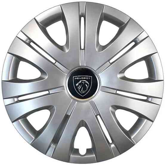 Автомобільні модельні ковпаки R16 Peugeot NEW 408 4шт, SJS, сріблясті Вінниця