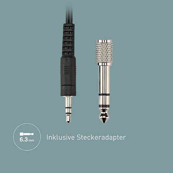 Проводные накладные наушники Panasonic для телевизора с регулятором громкости и кабелем 5м, 3,5 мм, легкие Киев