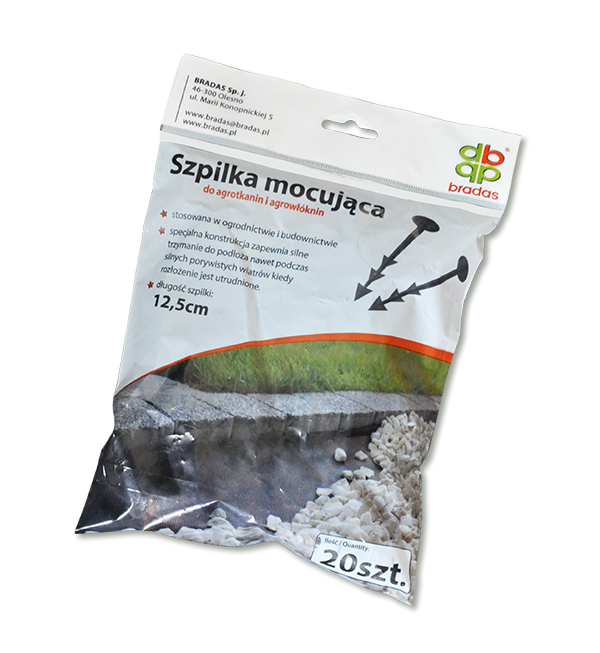 Кілочки садові для кріплення агроволокна 20шт 12см BRADAS Польща Київ - фото 2