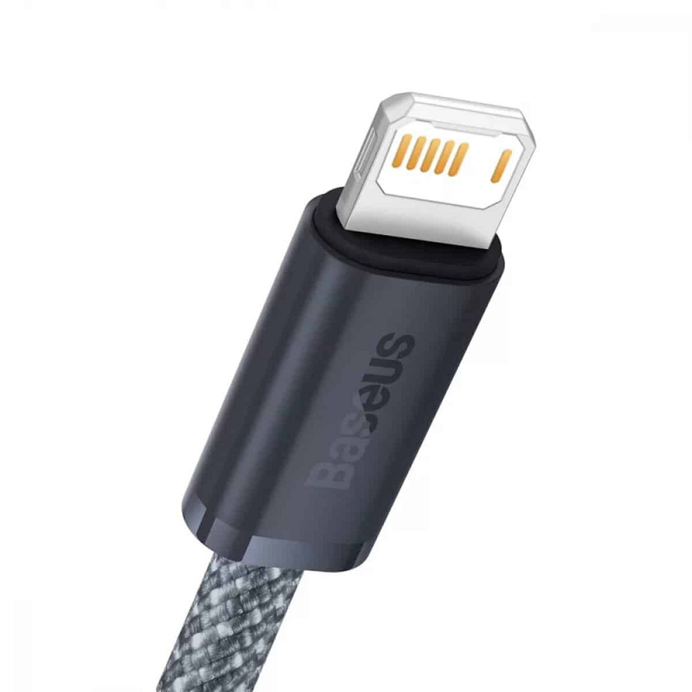 Кабель Baseus Dynamic Series Fast Charging Data Cable USB to iP 2.4A 1m Slate Gray Киев - изображение 2