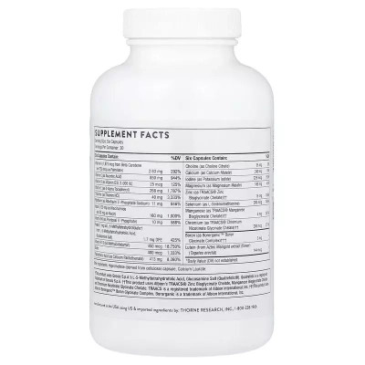 Мультивітамін Thorne Research Мультивітаміни для жінок 50+, Women's Multi 50+, 180 капсул (THR-01131) Вінниця - фото 2