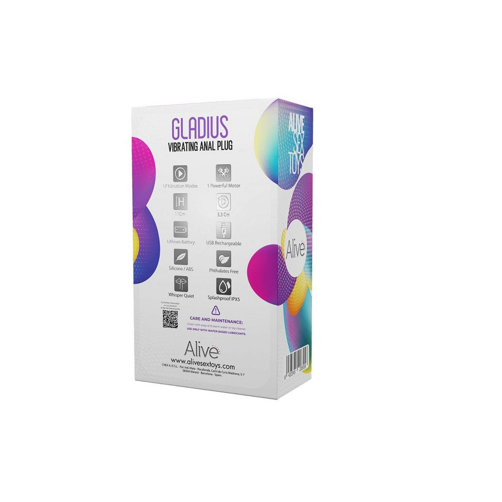 Анальний вібростимулятор Alive Gladius Sex Aura Київ - фото 7