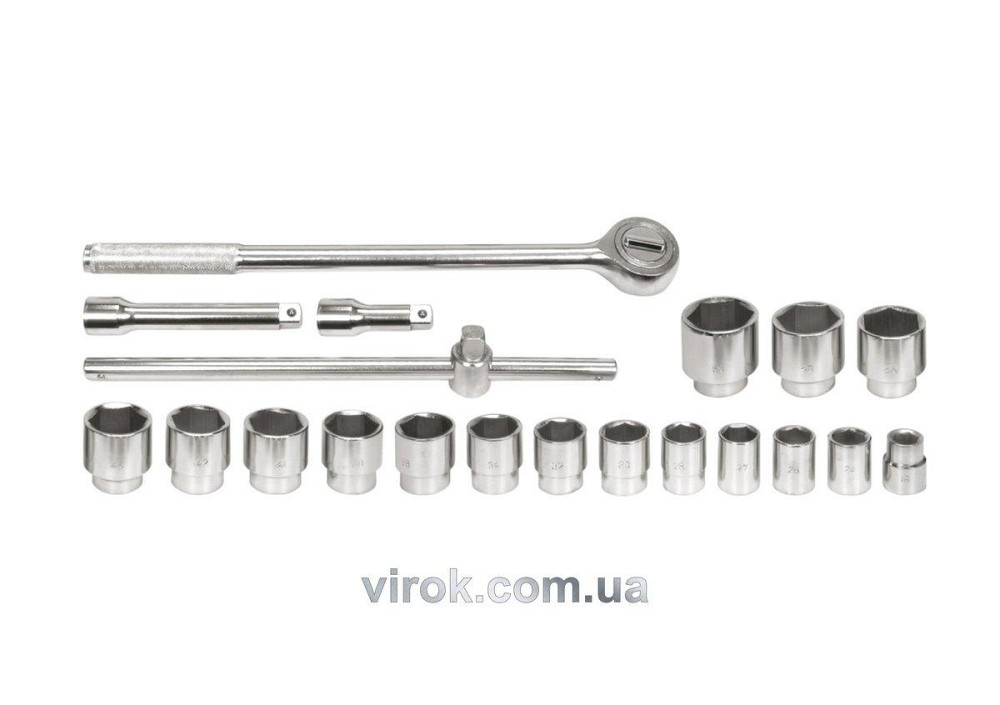 Набір головок торцевих VOREL : квадрат 3/4